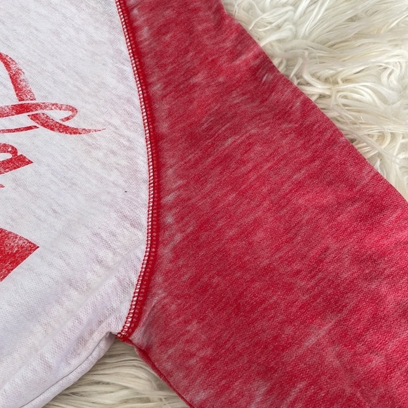 Coca Cola red white drawstring lightweight hooded sweatshirt hoodie shirt top L - Picture 10 of 16